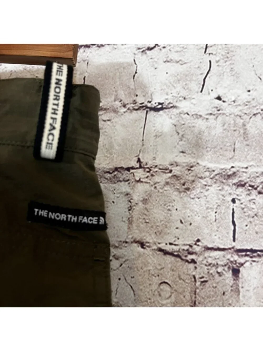 The North Face Green 2 in 1 Convertible Nylon Zip Off Pants